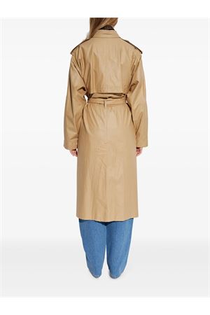 Trench in misto lino beige ISABEL MARANT | MA0410FAC1C01I90BE